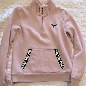 Victoria’s Secret Pink quarter zip sweatshirt